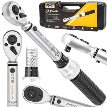 Klucz dynamometryczny z blokadą etui certyfikat kalibracji 1-25Nm 1/4" JCB