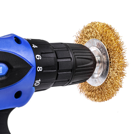 Zestaw szczotek drucianych do wiertarki 5 szt. plus szczotka ręczna TRADE HOUSE