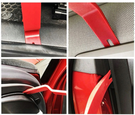 Ściągacze do tapicerki 39 el (zestaw ściągaczy) SILVER