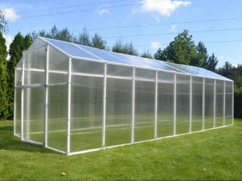 Tunel foliowy szklarnia ogrodowa Poliwęglan 211x606 (Pomidor) 12,8m2 PCV PTF POLSKA