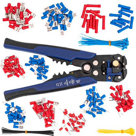 Wielofunkcyjny ściągacz izolacji przewodów kabli 0.2-6mm zaciskarka +260 el FALON-TECH