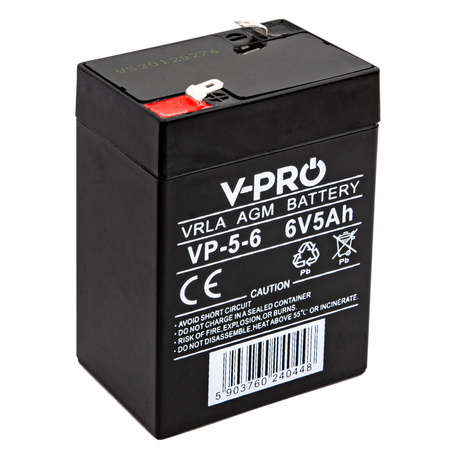 Akumulator AGM 6V 5Ah VPRO Bezobsługowy VOLT POLSKA