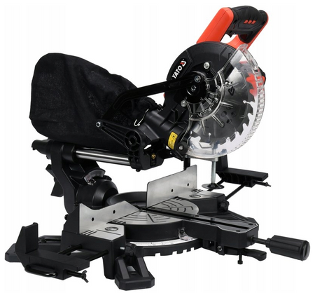 Pilarka ukośna ukosowa piła ukośnica 1500w z posuwem laser YT-82172 YATO