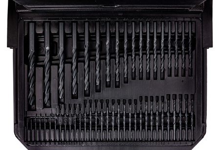 Zestaw wierteł bitów otwornic do metalu drewna betonu 300 el SILVER