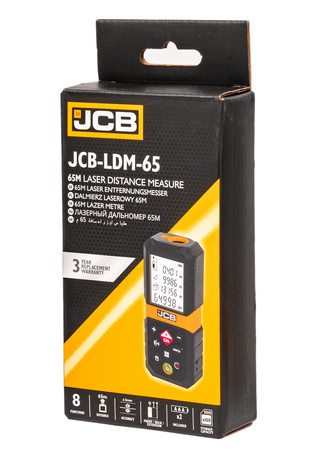 Dalmierz laserowy 65m JCB