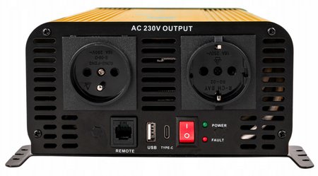 Przetwornica napięcia prądu SINUS 1500 PLUS (12V/230V 1000/1500W) VOLT POLSKA