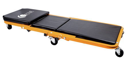 Leżanka warsztatowa składana taboret leżak 2w1 siedzisko stołek 150kg FORSTIME