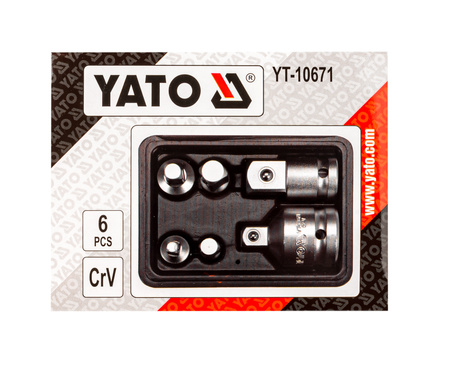 Redukcje zestaw redukcji 1/4 1/2 3/8/ 3/4 6el YATO