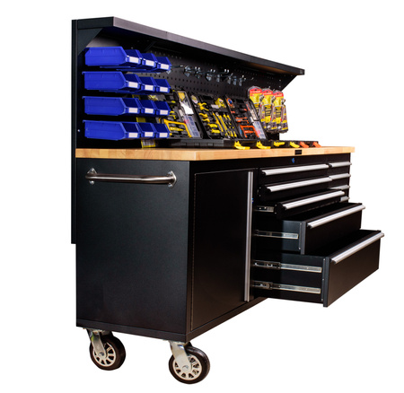 Duży Stół Wózek warsztatowy szafka narzędziowa XXL + grzejnik WIFI GRATIS