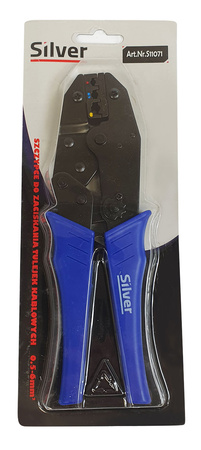 Szczypce do zaciskania tulejek kablowych praska 0.5-6mm2 SILVER