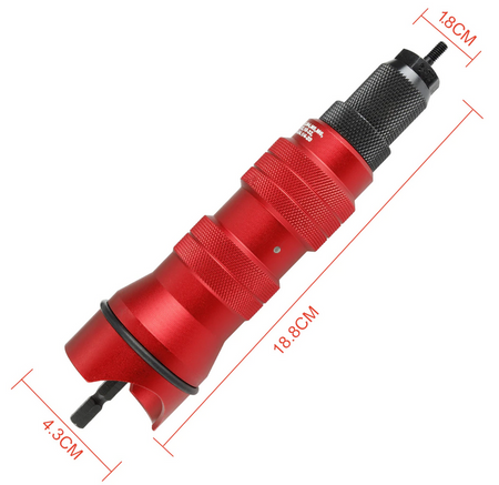 Nitownica adapter na wkrętarkę do nitonakrętek M3-M10 wkrętaki zakrętarka FALON-TECH