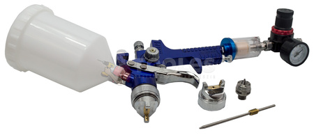 Pistolet Lakierniczy 3w1 HVLP 1.4 1.7 mm Reduktor Odwadniacz