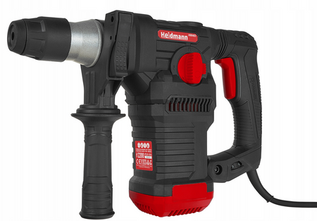 Młot udarowy młotowiertarka wiertarka sds plus walizka dłuta wiertła 2200w HEIDMANN GEKO