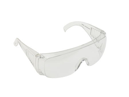 Okulary ochronne bezbarwne przeciwodpryskowe gogle robocze