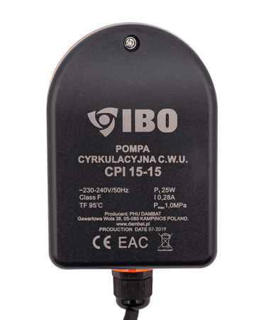 Pompa cyrkulacyjna obiegowa CWU CPI 15-15 1/2 IBO