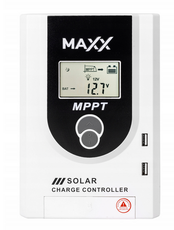 Regulator ładowania kontroler solarny 12V panel LCD 40A MPPT 4SUN