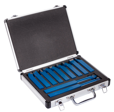 Komplet noży tokarskich frezy do tokarki toczenia zestaw 11el 20x20 FALON-TECH