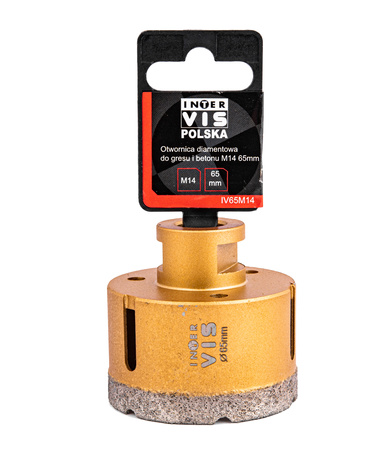 Wiertło diamentowe do gresu M14 otwornica 65mm FALON-TECH