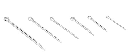 Zestaw zawleczek przetyczek zawleczki 555 sztuk spinek SILVER