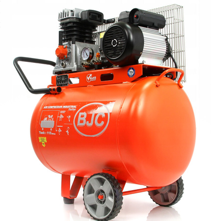 Kompresor olejowy 2-tłokowy ze zbiornikiem o pojemności 115l BJC
