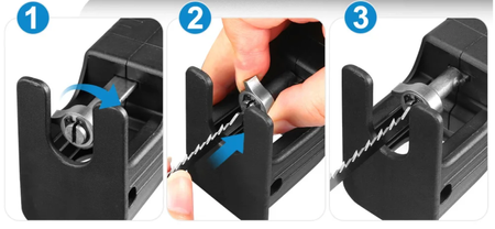 Przystawka wyrzynarka piła szablasta lisi ogon do wkrętarki + 3 brzeszczoty FALON-TECH