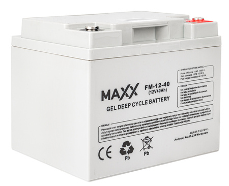 Akumulator żelowy DEEP CYCLE MAXX 40Ah 12V