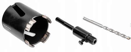 Otwornica diamentowa 68mm 4-segmentowa + adapter SDS-PLUS FALON-TECH