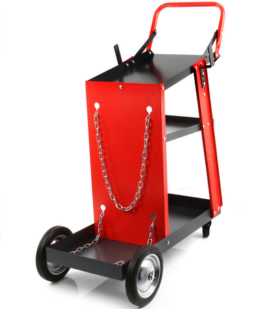 Wózek spawalniczy do spawarek z półką miejscem na butlę 3 półki MAR-POL