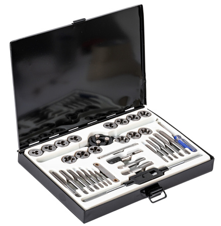 Zestaw narzynki gwintowniki kalibrowniki 33 szt M3-M12 walizka SCHEPPACH