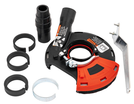 Osłona przeciwpyłowa odsysająca do szlifierki 115-125 mm FALON-TECH