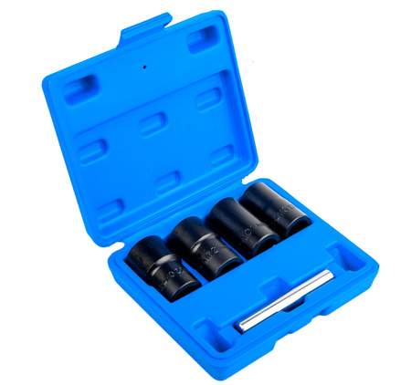 Wykrętaki do śrub nakrętek zerwanych gwintów zestaw 17-22mm 1/2" 5el FALON-TECH