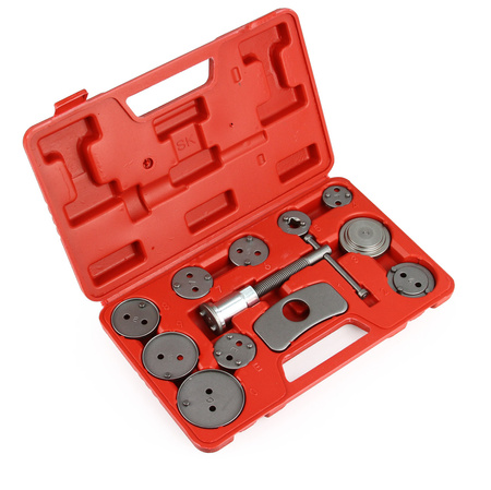 Zestaw do wyciskania tłoczków hamulcowych 12 elementów SILVER