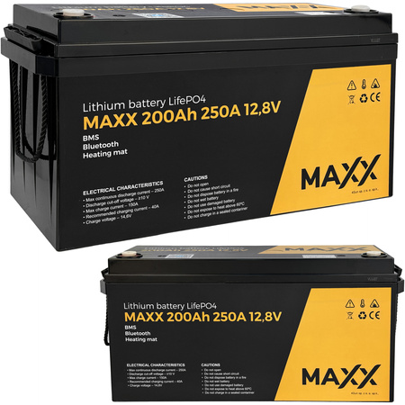 Akumulator LiFePo4 BMS do łodzi kampera paneli mata grzewcza 200Ah 250A 12V BMS 4SUN