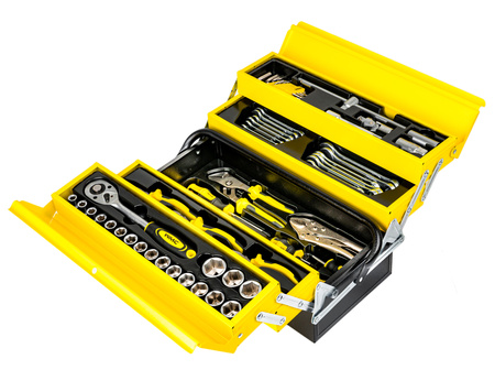 Zestaw narzędziowy 60 elementów + metalowa skrzynka WMC