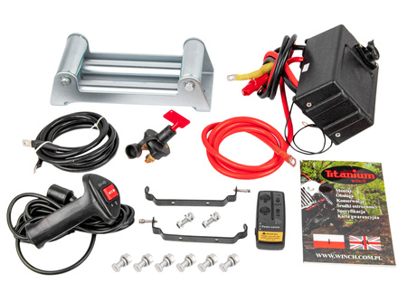 Wyciągarka elektryczna 12V 13000LBS 6T RENEGADE Titanium Winch