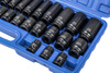 Zestaw nasadek 1/2" nasadki udarowe 8-32 mm walizka 35 elementów SILVER