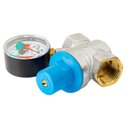 Zawór redukcyjny ciśnienia wody 3/4" z ciśnieniomierzem ART.301-20 DIAMOND