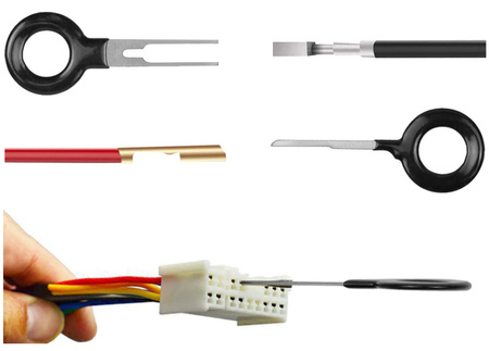 Klucze do demontażu pinów (wyjmaki) zestaw 38 szt. SILVER