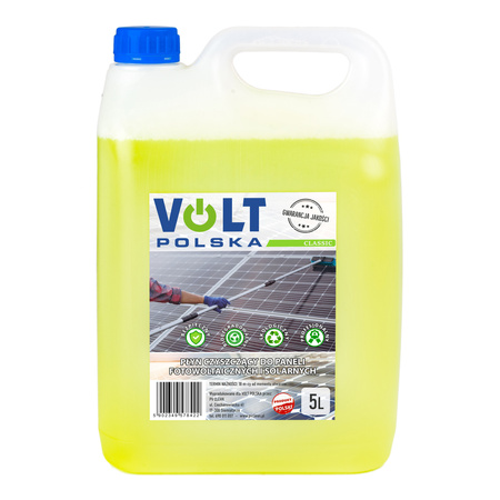 Płyn do mycia paneli solarnych i instalacji fotowoltaicznych CLASSIC 5L VOLT POLSKA