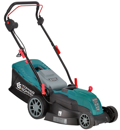 Kosiarka elektryczna do trawy z koszem mocna 1800w 40L 3250 obr/min KS 42LM Könner & Söhnen