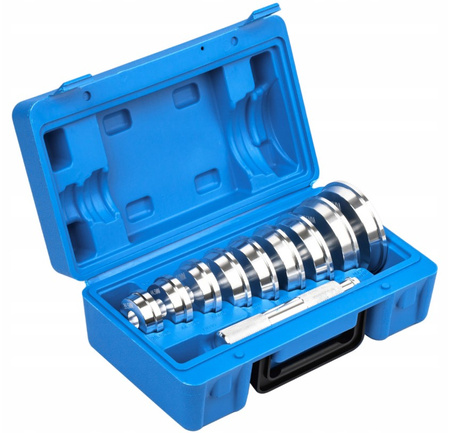 Zestaw do montażu łożysk i uszczelniaczy walizka adaptery 39,5 - 81 mm 10 elem. FALON-TECH