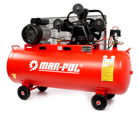 Kompresor olejowy sprężarka powietrza 150l 3 tłokowy trzytłokowy MAR-POL