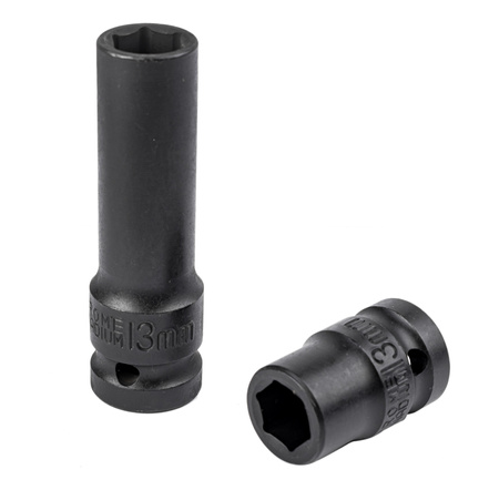 Sześciokątne nasadki udarowe 1/2" 10-19mm 20el FALON-TECH