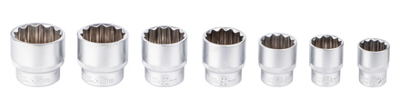 Nasadki spline 12 kąt zestaw nasadek 1/2 8-36 21el FALON-TECH