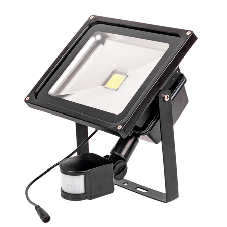 Naświetlacz Lampa LED z czujnikiem ruchu + Panel solarny 30W VOLT POLSKA