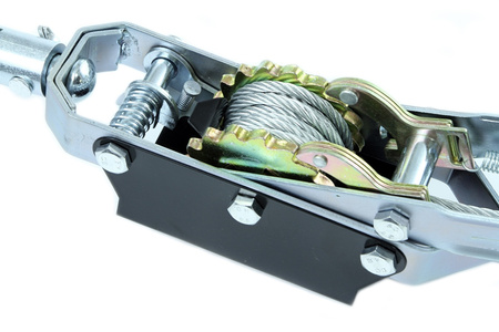 Wyciągarka wciągarka linowa uciąg 4 tony podwójne zębatki hak MAR-POL