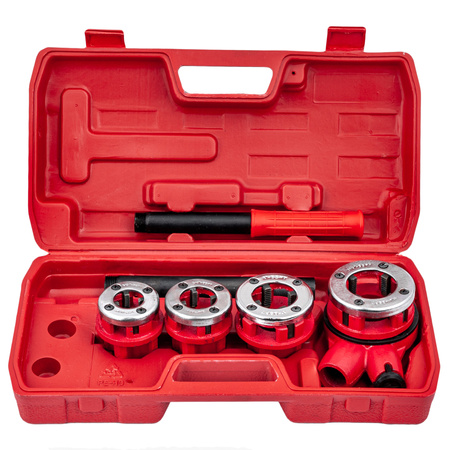 Gwintownica do rur ręczna (4 elementy) GEKO