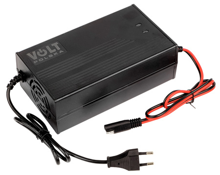 Prostownik ładowarka do ładowania akumulatora litowego LiFePo4 10A 24V VOLT POLSKA