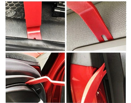 Ściągacze do tapicerki 19el zestaw ściągaczy SILVER