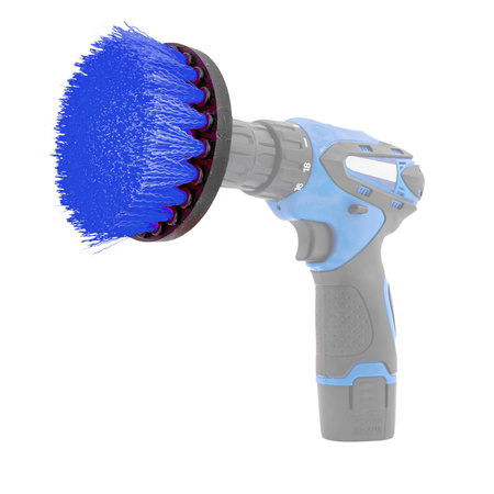 Szczotki czyszczące na wkrętarkę lub wiertarkę zestaw 10 el GEKO